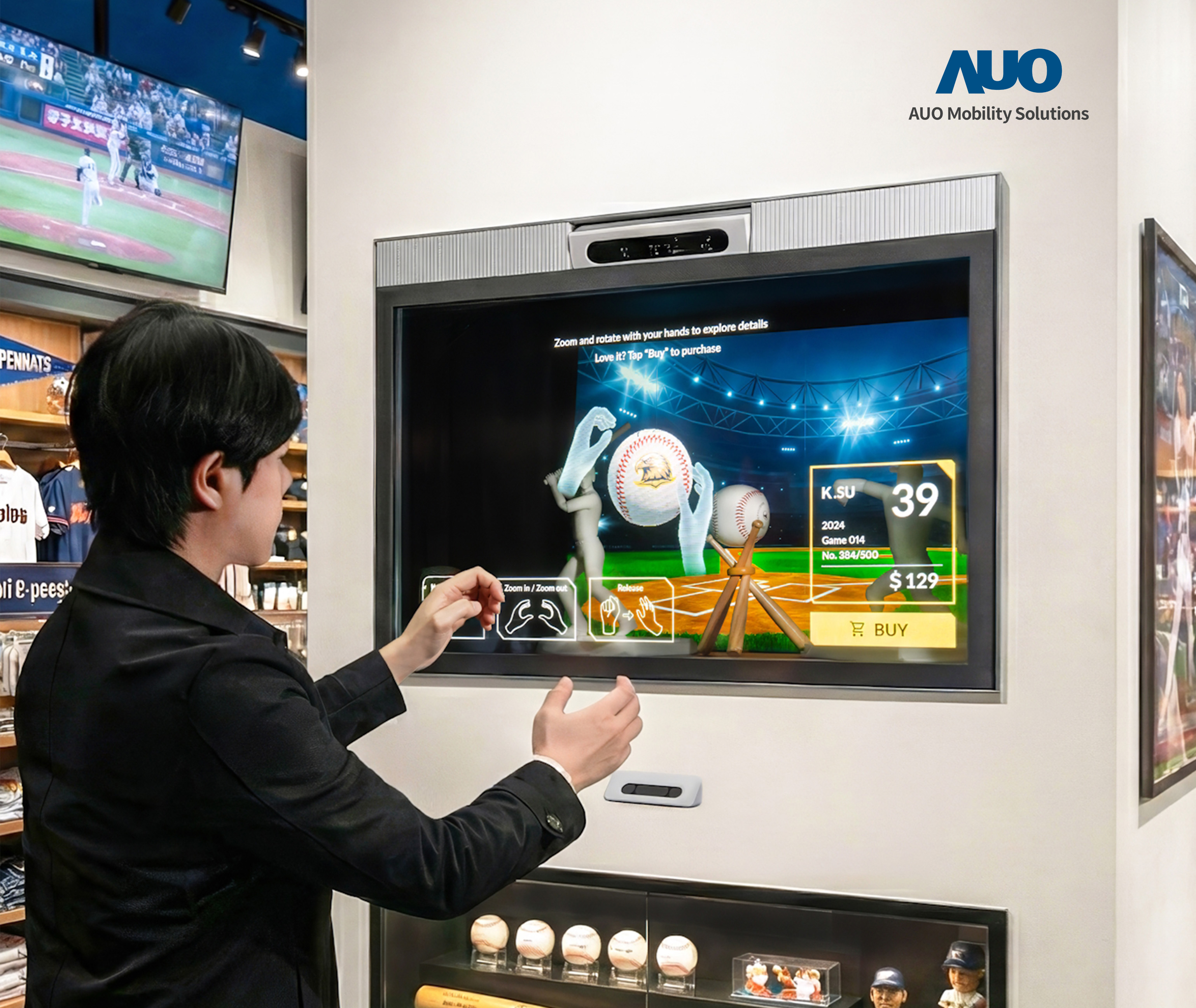 64��Sports AR Solution�ṩ��(sh��)�wِ���cMicro LED͸���@ʾ����(du��)��(y��ng)����(d��ng)���\(y��n)�ã���(du��)�څ�ِ�߻��(du��)���и�����Ϣ���˽⣬�����I(y��ng)�N����(d��ng)�������p����͸���@ʾ��Ļ����ɣ������I(y��ng)�N����(d��ng)�¼o(j��)Ԫ��